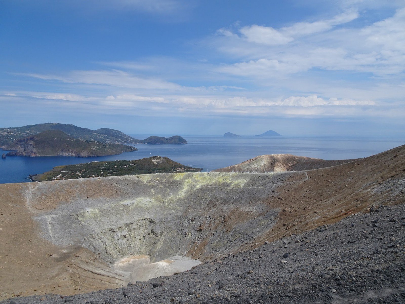 Gran Cratere, Vulcano Grünfahrt